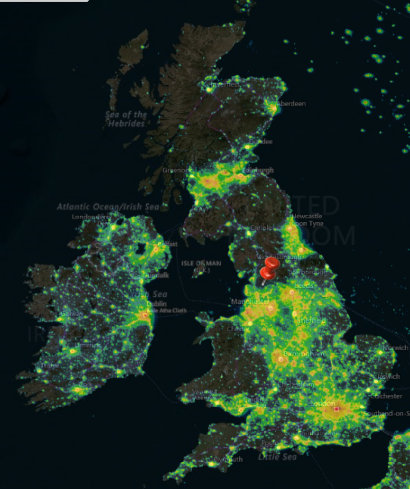 Light pollution